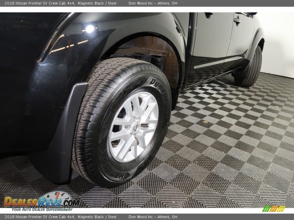 2018 Nissan Frontier SV Crew Cab 4x4 Magnetic Black / Steel Photo #21