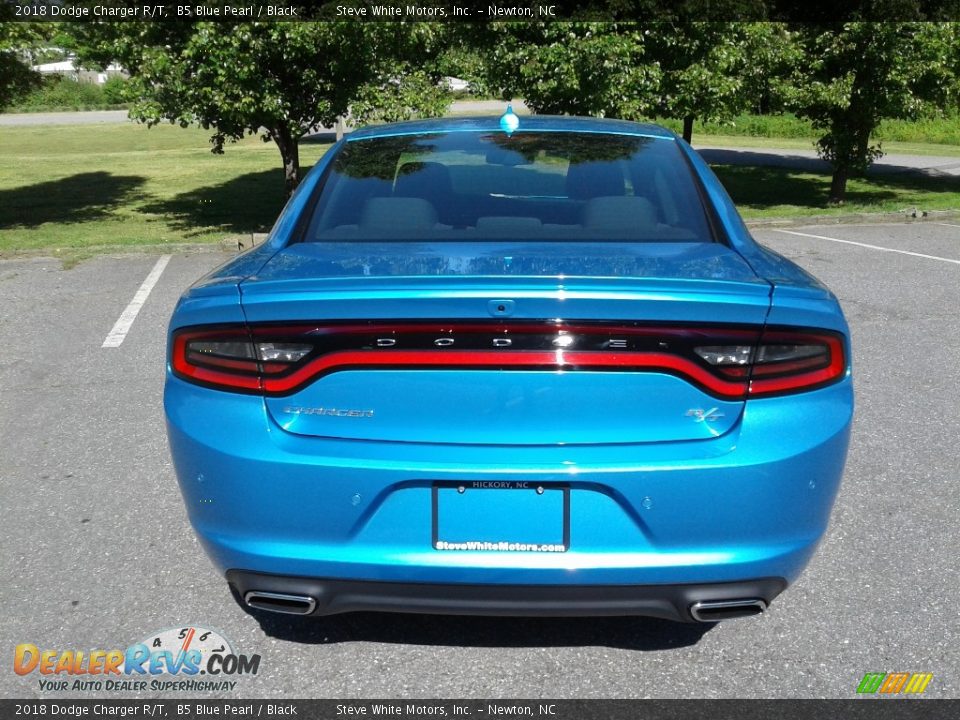 2018 Dodge Charger R/T B5 Blue Pearl / Black Photo #7