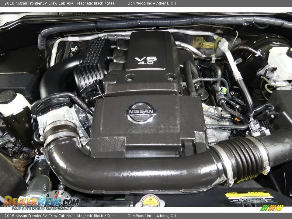 2018 Nissan Frontier SV Crew Cab 4x4 Magnetic Black / Steel Photo #22