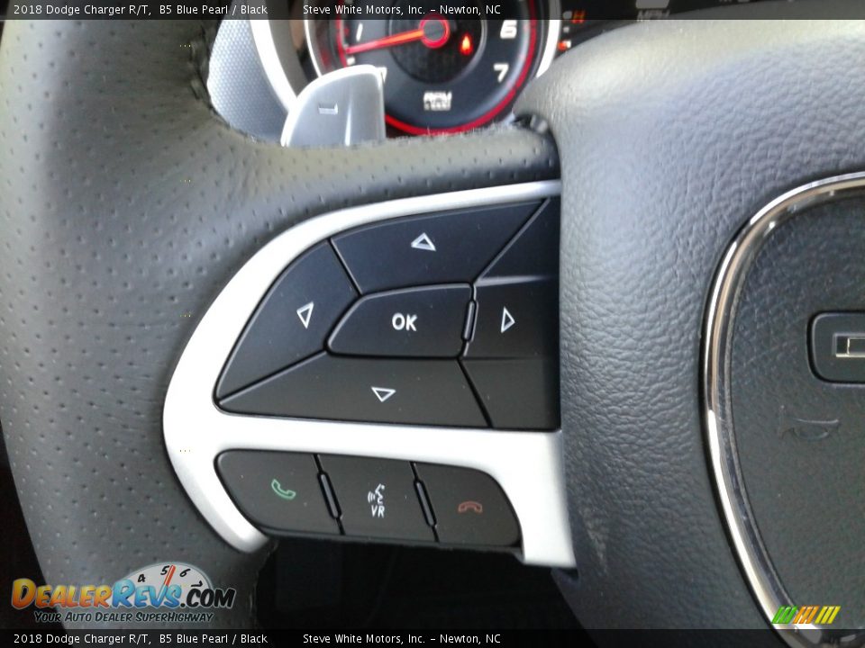 2018 Dodge Charger R/T B5 Blue Pearl / Black Photo #18