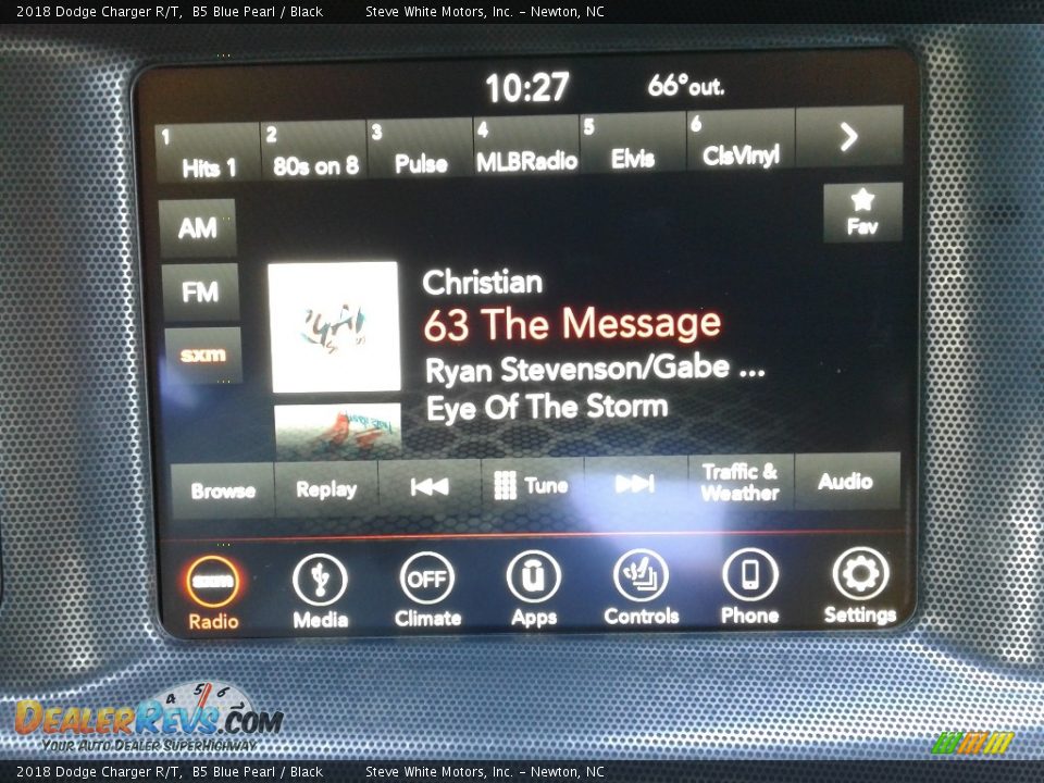 2018 Dodge Charger R/T B5 Blue Pearl / Black Photo #22