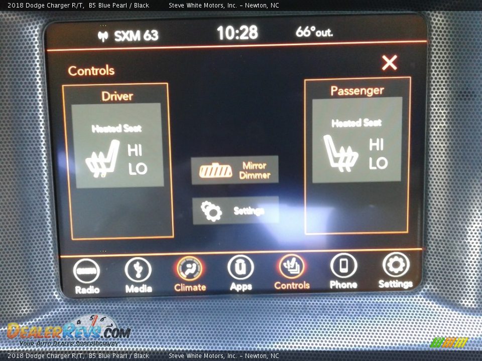 2018 Dodge Charger R/T B5 Blue Pearl / Black Photo #25