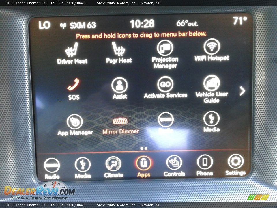 2018 Dodge Charger R/T B5 Blue Pearl / Black Photo #26