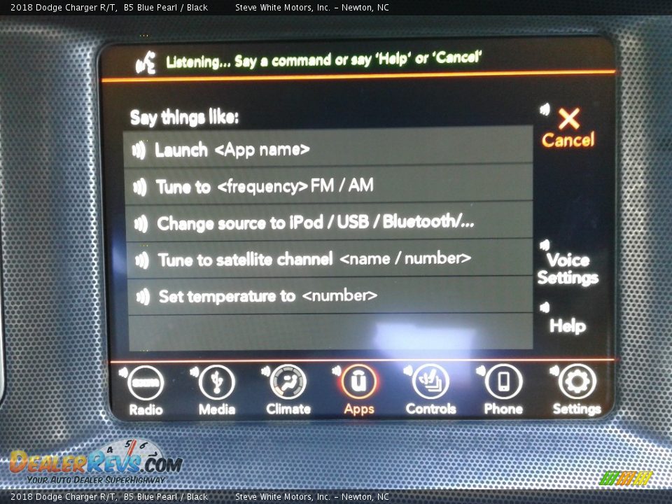 2018 Dodge Charger R/T B5 Blue Pearl / Black Photo #27