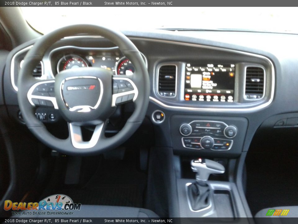 2018 Dodge Charger R/T B5 Blue Pearl / Black Photo #30