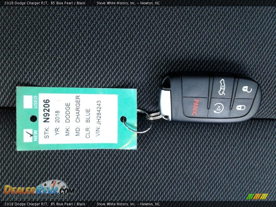 2018 Dodge Charger R/T B5 Blue Pearl / Black Photo #31