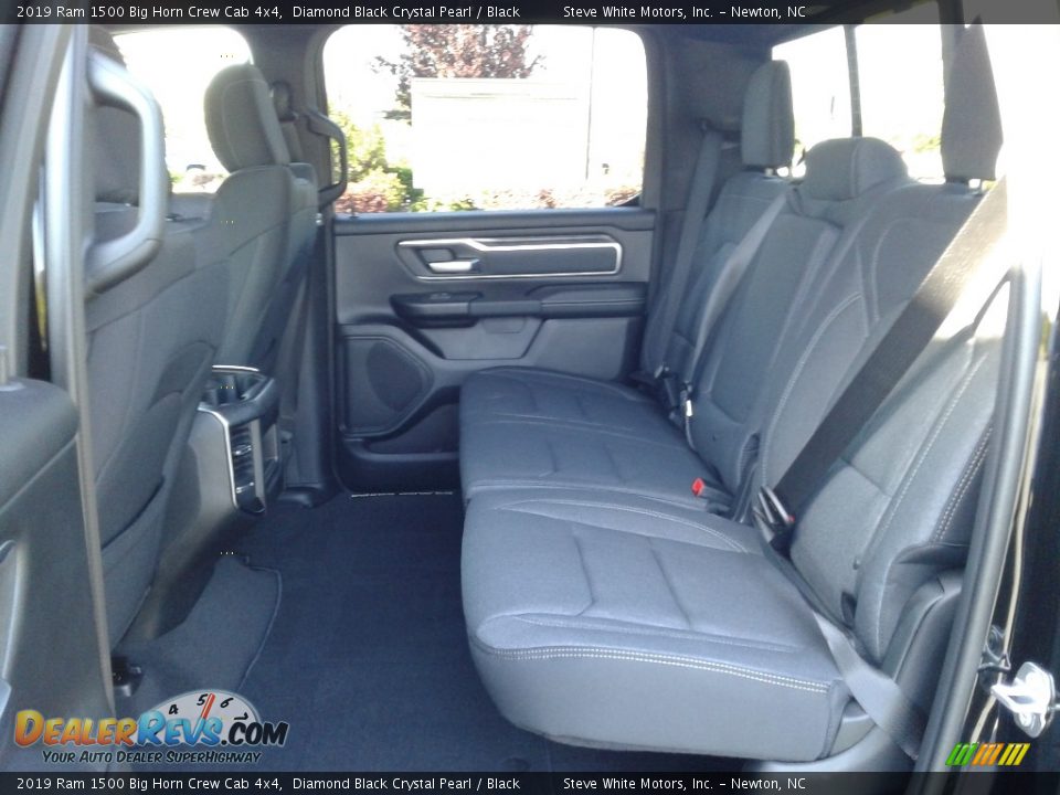 Rear Seat of 2019 Ram 1500 Big Horn Crew Cab 4x4 Photo #14