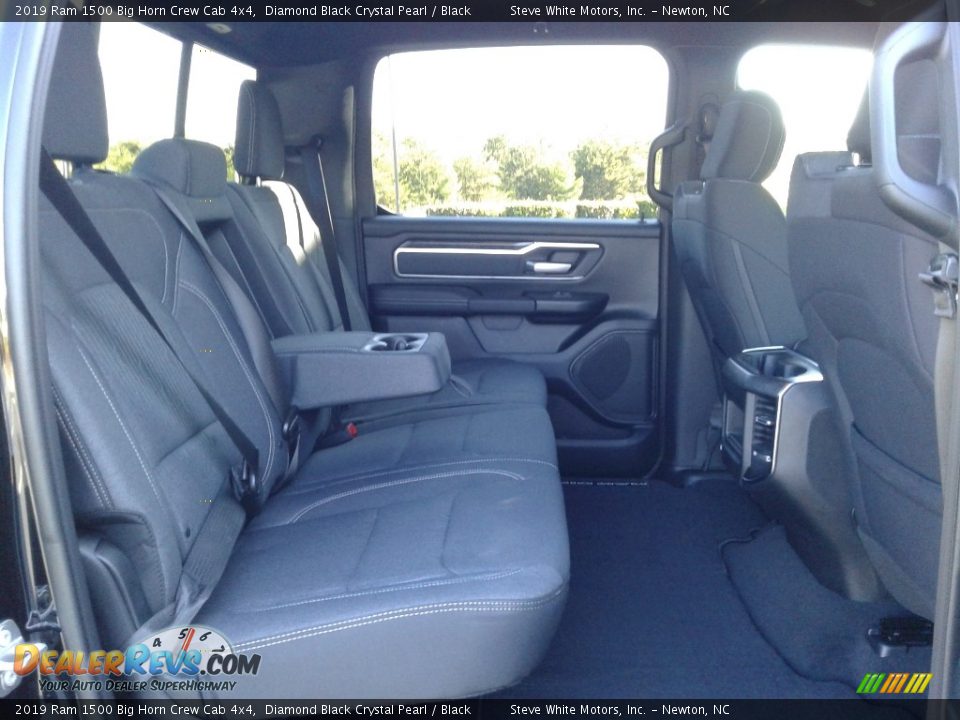 Rear Seat of 2019 Ram 1500 Big Horn Crew Cab 4x4 Photo #15