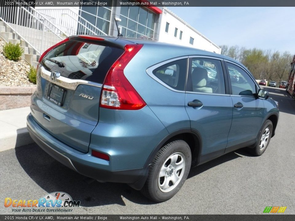 2015 Honda CR-V LX AWD Mountain Air Metallic / Beige Photo #9