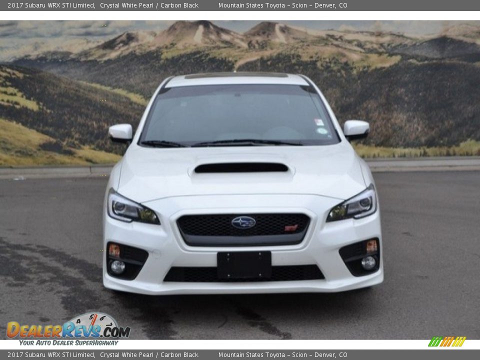 2017 Subaru WRX STI Limited Crystal White Pearl / Carbon Black Photo #2