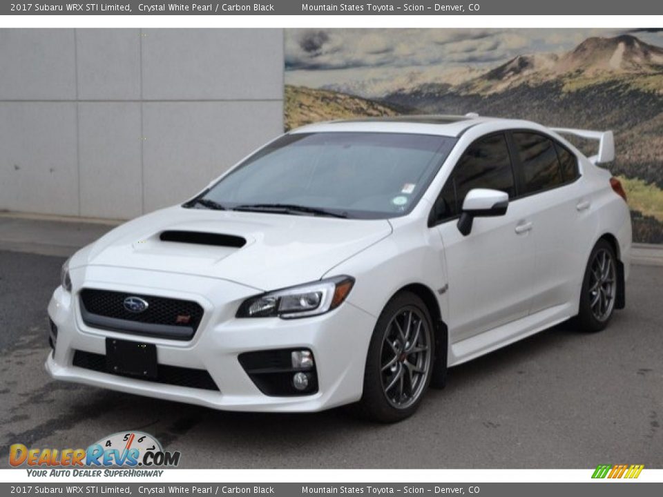 2017 Subaru WRX STI Limited Crystal White Pearl / Carbon Black Photo #3