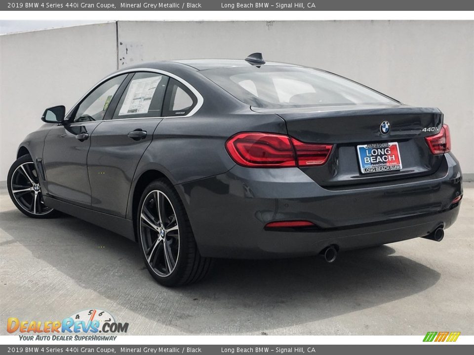 2019 BMW 4 Series 440i Gran Coupe Mineral Grey Metallic / Black Photo #3