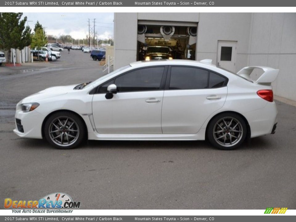 2017 Subaru WRX STI Limited Crystal White Pearl / Carbon Black Photo #4