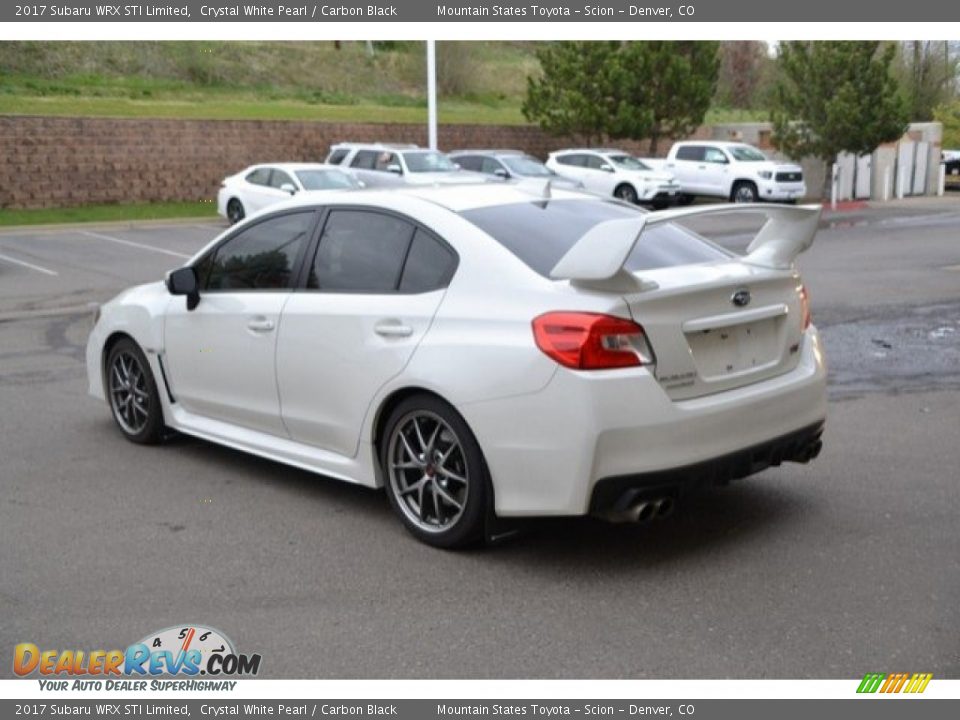 2017 Subaru WRX STI Limited Crystal White Pearl / Carbon Black Photo #5