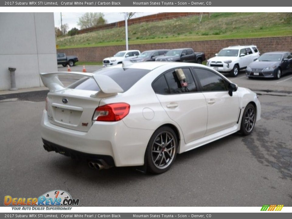 2017 Subaru WRX STI Limited Crystal White Pearl / Carbon Black Photo #7