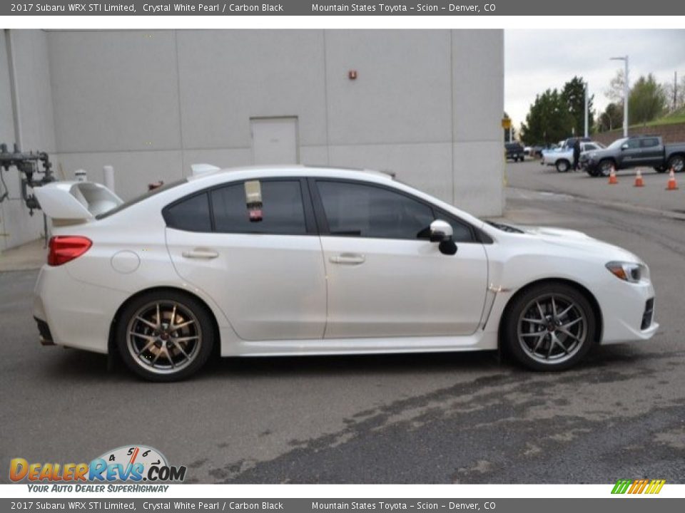2017 Subaru WRX STI Limited Crystal White Pearl / Carbon Black Photo #8