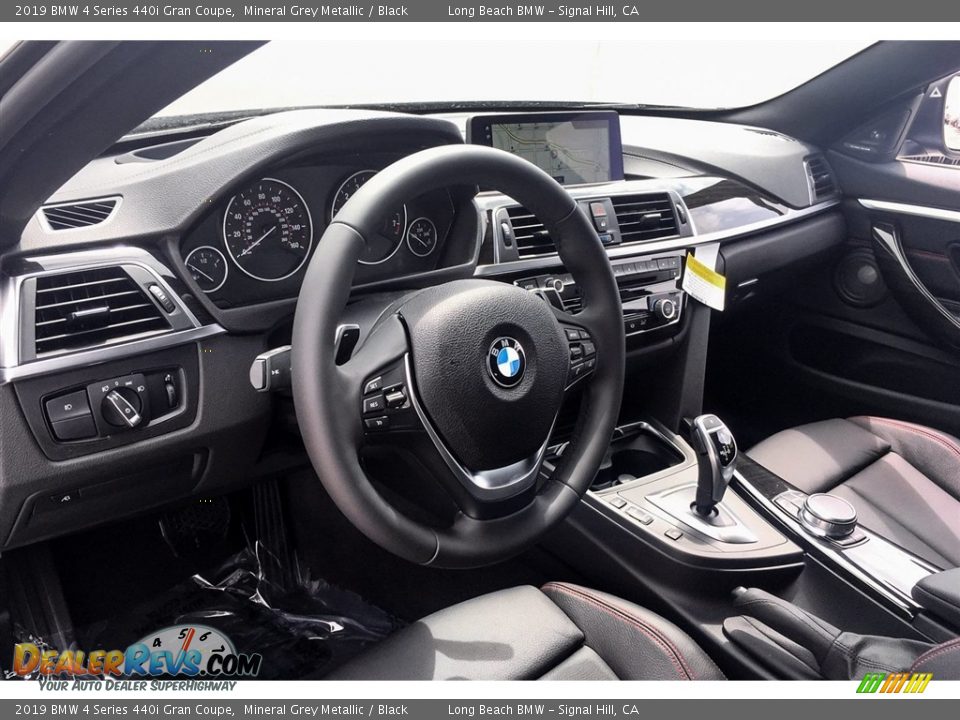 2019 BMW 4 Series 440i Gran Coupe Mineral Grey Metallic / Black Photo #6