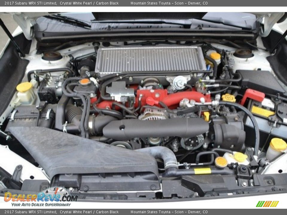 2017 Subaru WRX STI Limited Crystal White Pearl / Carbon Black Photo #9
