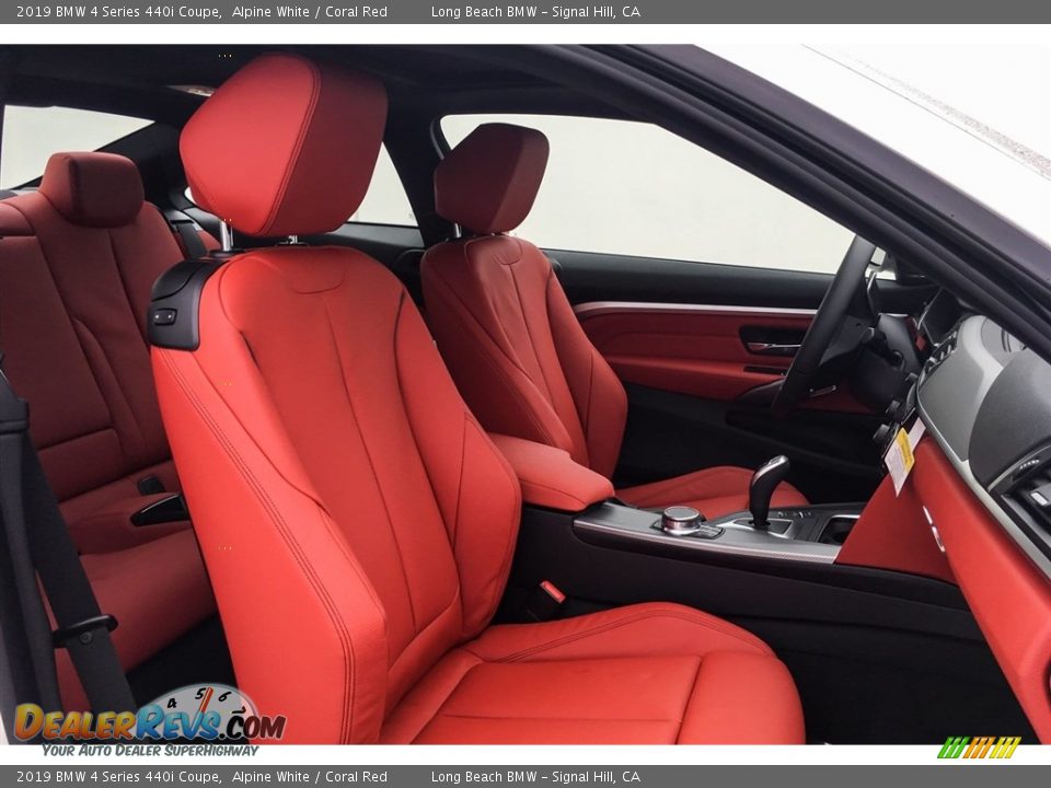 Coral Red Interior - 2019 BMW 4 Series 440i Coupe Photo #2