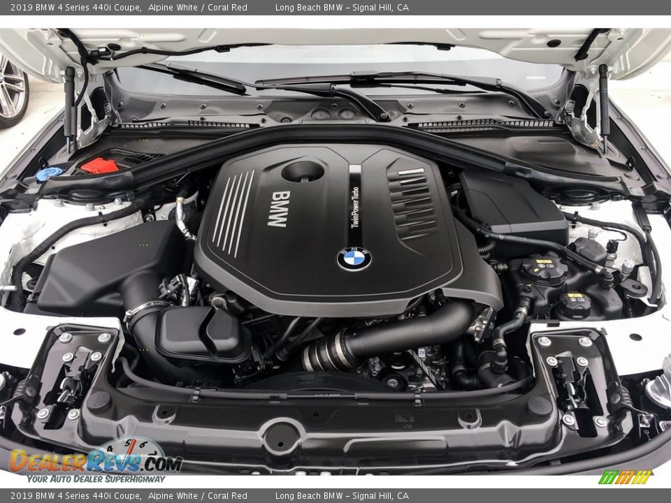 2019 BMW 4 Series 440i Coupe 3.0 Liter DI TwinPower Turbocharged DOHC 24-Valve VVT Inline 6 Cylinder Engine Photo #8