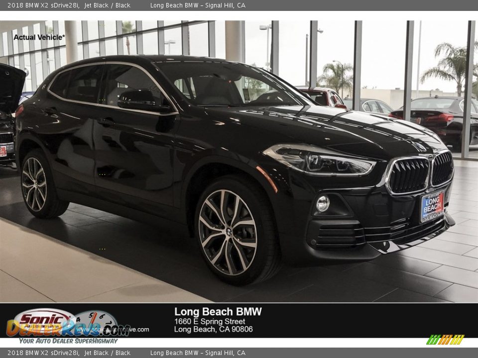 2018 BMW X2 sDrive28i Jet Black / Black Photo #1