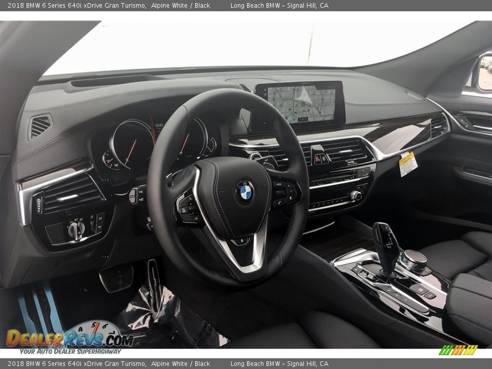 2018 BMW 6 Series 640i xDrive Gran Turismo Alpine White / Black Photo #6