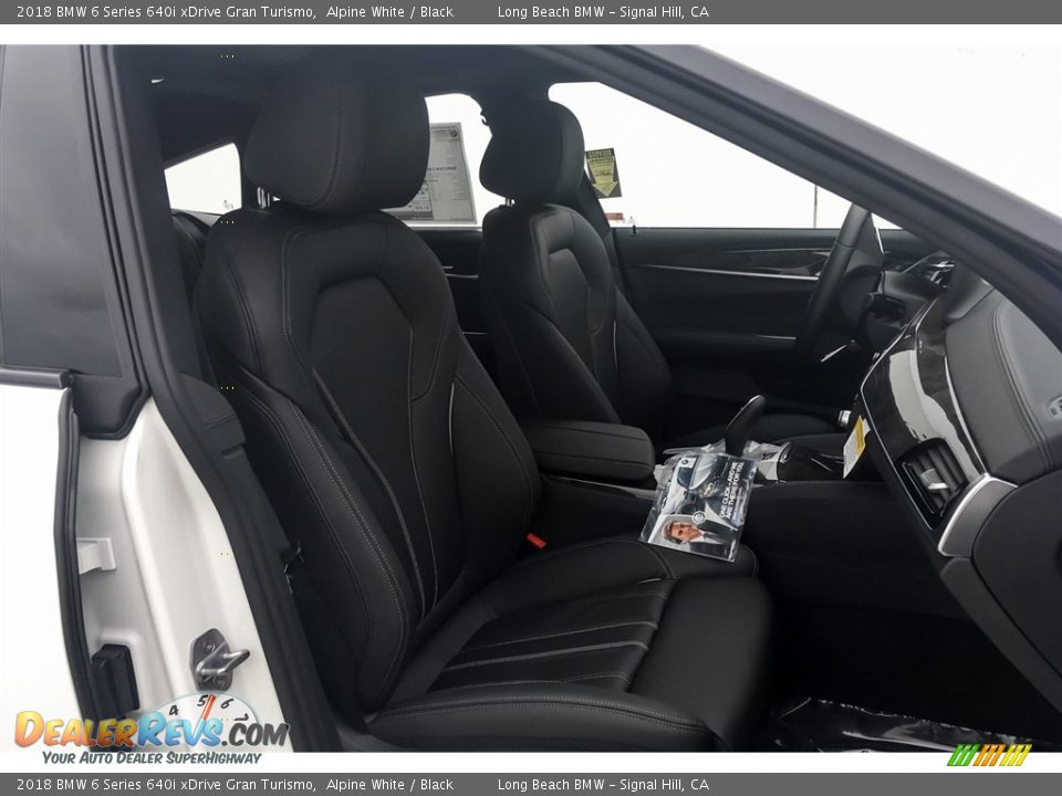 2018 BMW 6 Series 640i xDrive Gran Turismo Alpine White / Black Photo #2