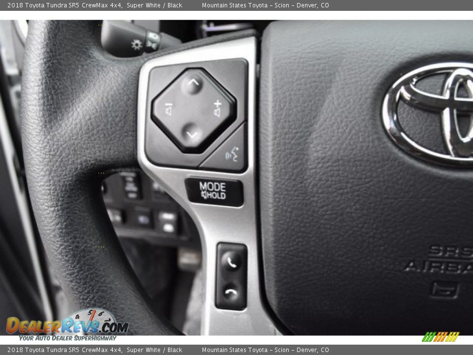 2018 Toyota Tundra SR5 CrewMax 4x4 Super White / Black Photo #25