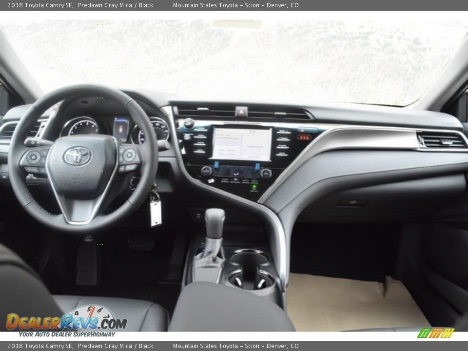 2018 Toyota Camry SE Predawn Gray Mica / Black Photo #8
