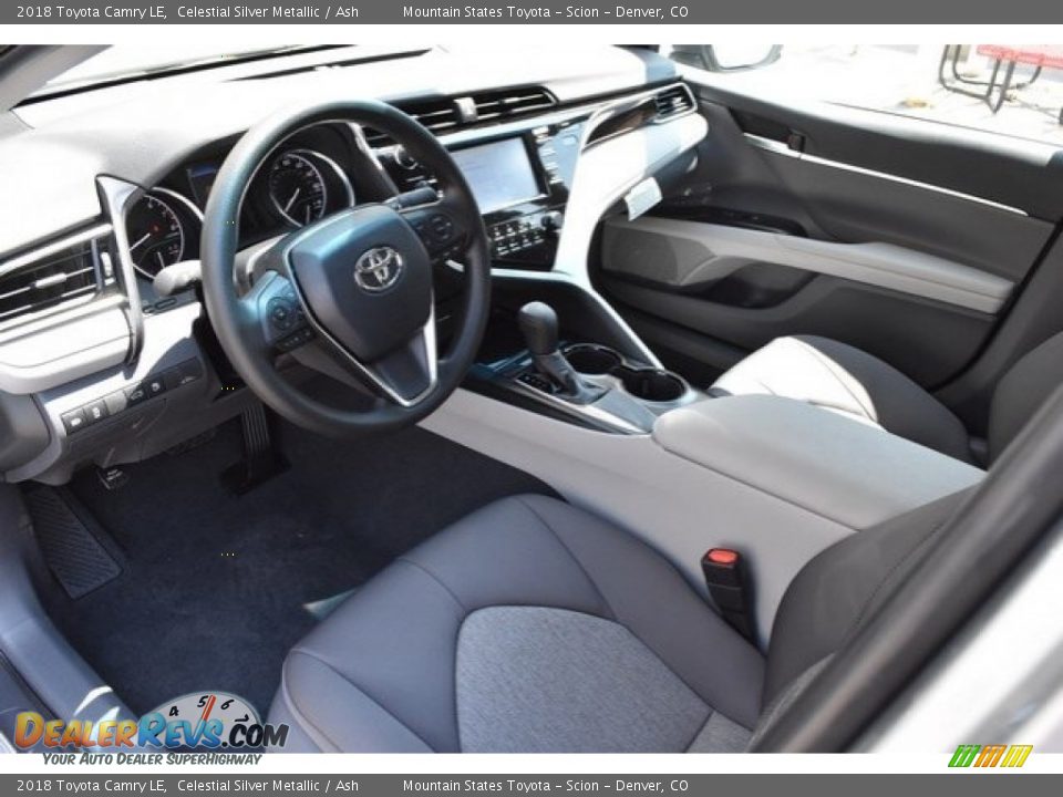 2018 Toyota Camry LE Celestial Silver Metallic / Ash Photo #5