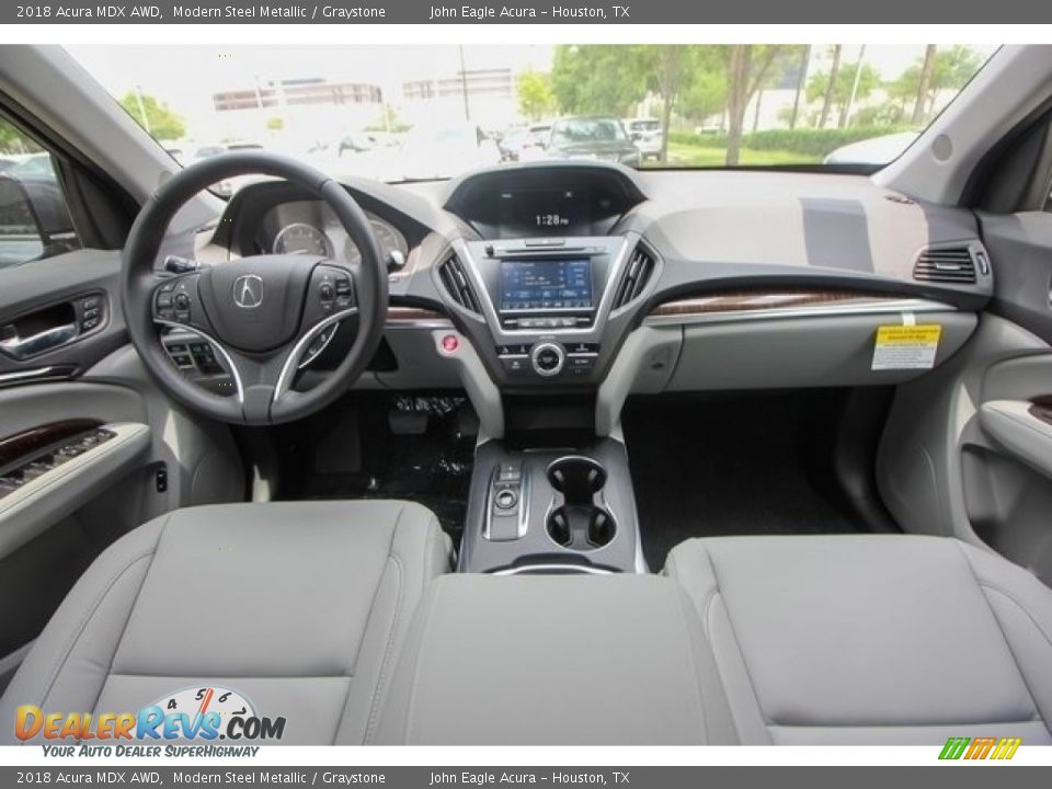 Graystone Interior - 2018 Acura MDX AWD Photo #9
