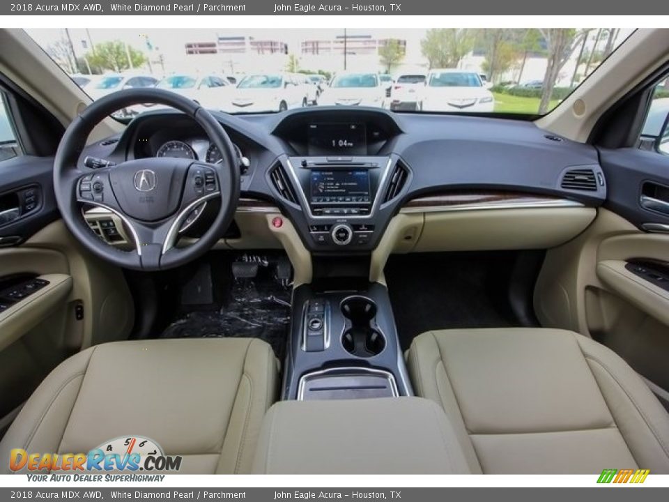 Parchment Interior - 2018 Acura MDX AWD Photo #9