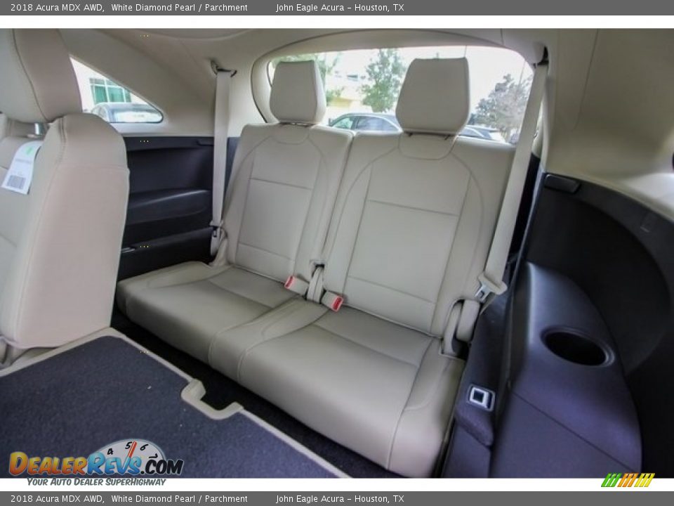 Rear Seat of 2018 Acura MDX AWD Photo #19