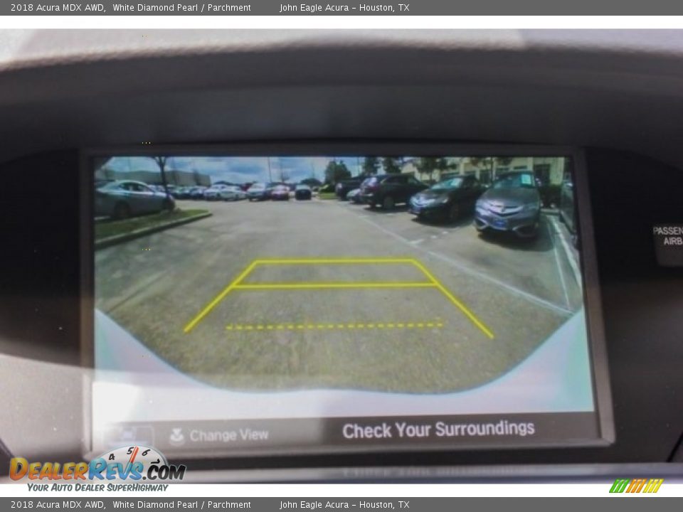 2018 Acura MDX AWD White Diamond Pearl / Parchment Photo #36