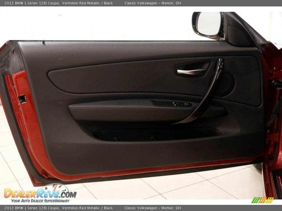 2013 BMW 1 Series 128i Coupe Vermilion Red Metallic / Black Photo #4