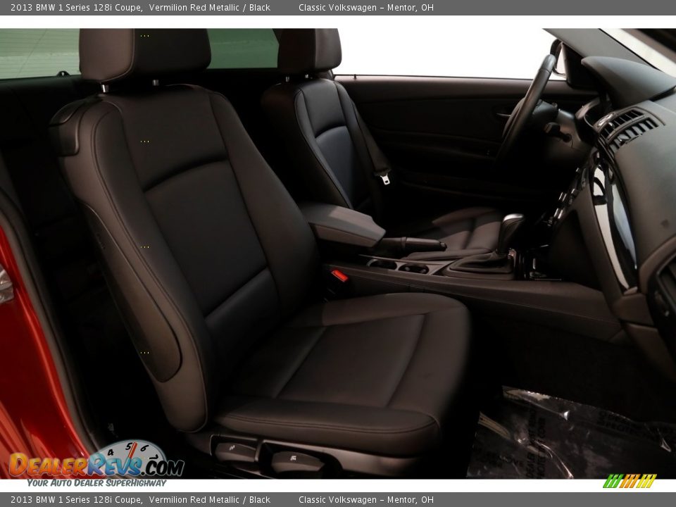 2013 BMW 1 Series 128i Coupe Vermilion Red Metallic / Black Photo #11