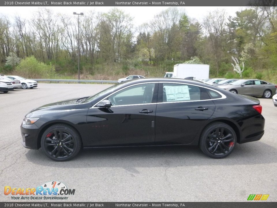 2018 Chevrolet Malibu LT Mosaic Black Metallic / Jet Black Photo #2