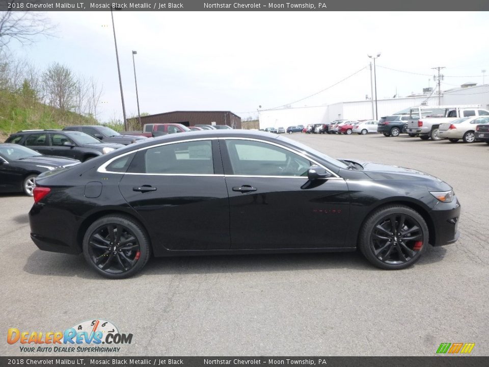 2018 Chevrolet Malibu LT Mosaic Black Metallic / Jet Black Photo #6