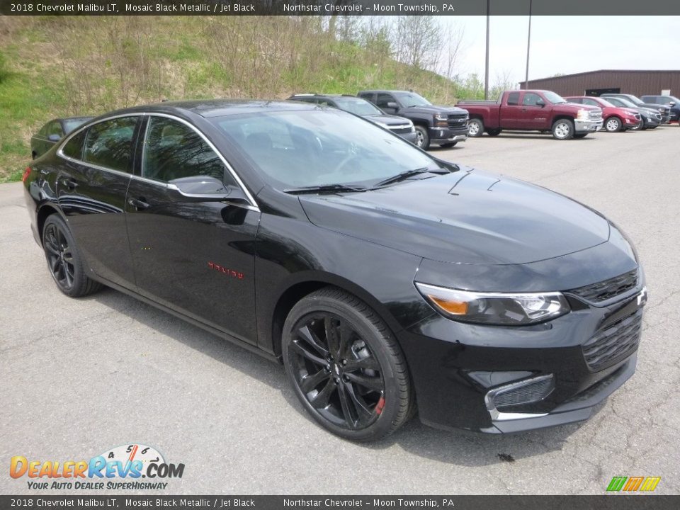2018 Chevrolet Malibu LT Mosaic Black Metallic / Jet Black Photo #7