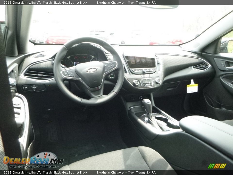 2018 Chevrolet Malibu LT Mosaic Black Metallic / Jet Black Photo #13