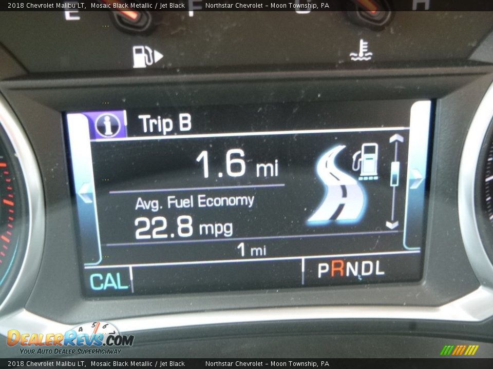 2018 Chevrolet Malibu LT Mosaic Black Metallic / Jet Black Photo #20