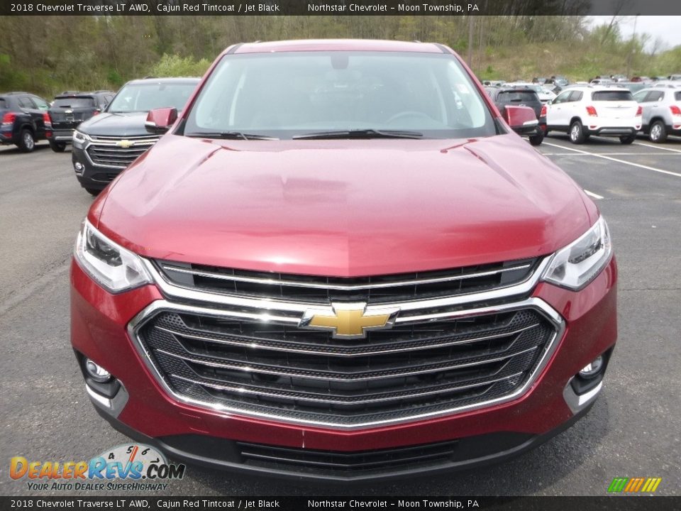 2018 Chevrolet Traverse LT AWD Cajun Red Tintcoat / Jet Black Photo #8