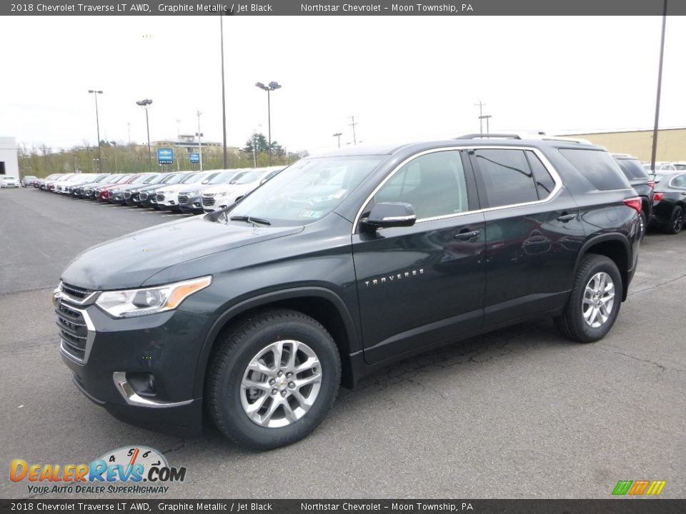 2018 Chevrolet Traverse LT AWD Graphite Metallic / Jet Black Photo #1