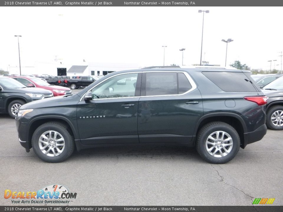 2018 Chevrolet Traverse LT AWD Graphite Metallic / Jet Black Photo #2