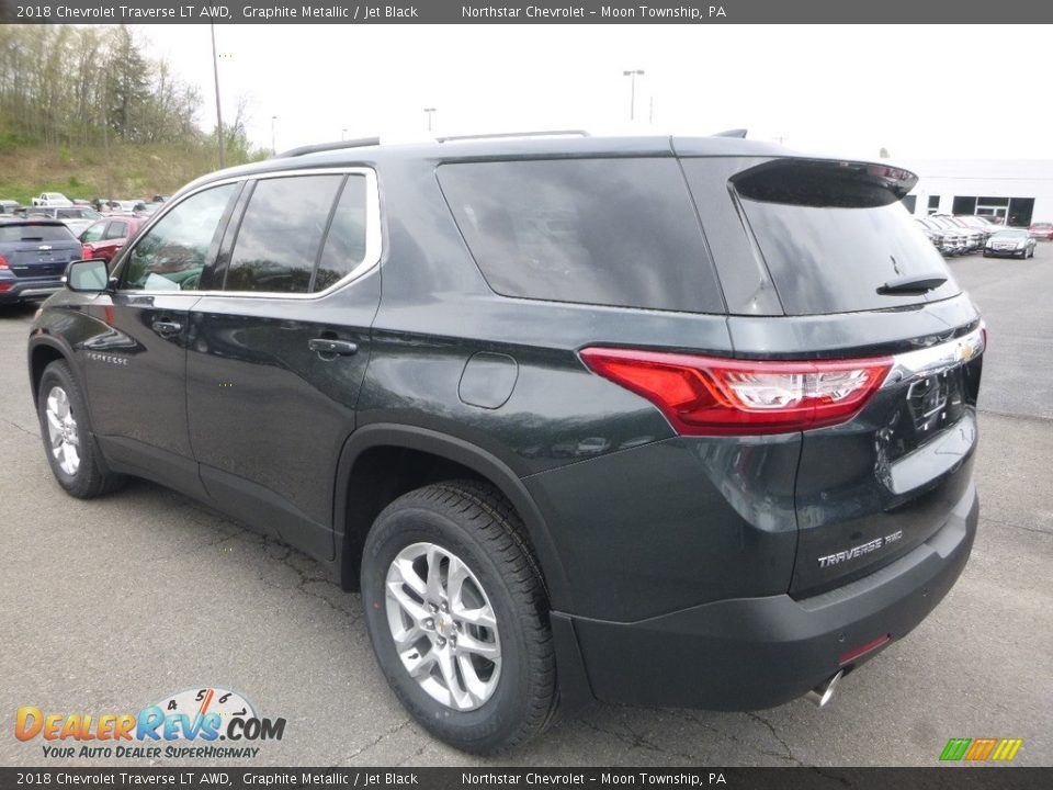 2018 Chevrolet Traverse LT AWD Graphite Metallic / Jet Black Photo #3