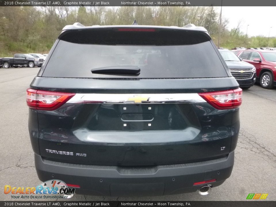 2018 Chevrolet Traverse LT AWD Graphite Metallic / Jet Black Photo #4