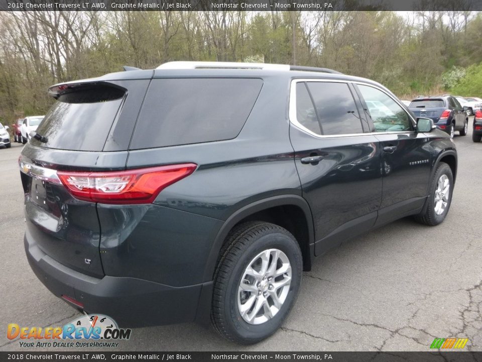 2018 Chevrolet Traverse LT AWD Graphite Metallic / Jet Black Photo #5