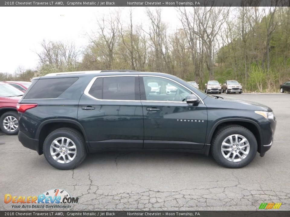 2018 Chevrolet Traverse LT AWD Graphite Metallic / Jet Black Photo #6