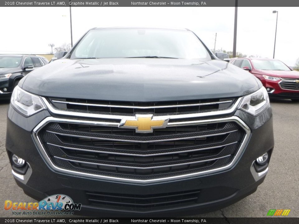 2018 Chevrolet Traverse LT AWD Graphite Metallic / Jet Black Photo #8