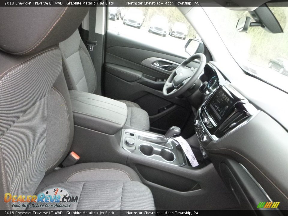 2018 Chevrolet Traverse LT AWD Graphite Metallic / Jet Black Photo #10